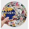 100PCS Tourism Landmark Buildings Stickers, World Buildings Stickers for Kids,