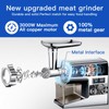 Electric Meat Grinder,3000W Max Stainless Steel Meat Mincer with 2
