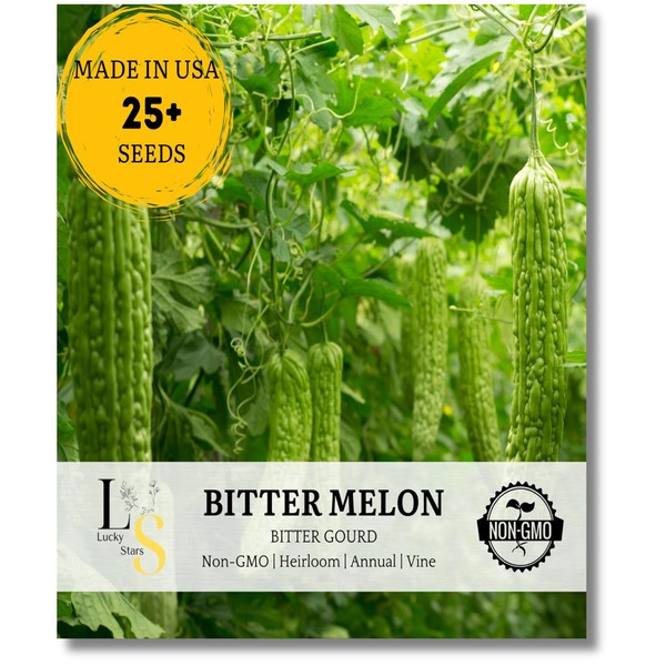 25+ Premium Bitter Melon Seeds for Planting (Bitter Gourd) –