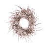 GLOREX 6 3821 300 Decorative Wreath Made of Rooster Feathers,