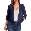 Bbonlinedress Bolero Women's Festive Chiffon Cardigan Elegant Long Sleeve Casual