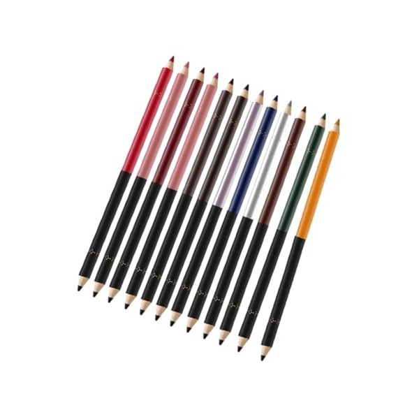 12Pcs Makeup Pencil Eyebrow Lip Liner Kit Easy to Apply