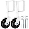 BOODVON 4.3" Heavy Duty Gate Caster with Bearing, Spring Loaded