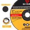 SI FANG 3" Stainless Steel Cutting Discs Cutting Discs 75mm