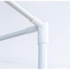 Mengersi Canopy Bed Frame Post Queen Size,Stainless Steel Canopy Frame