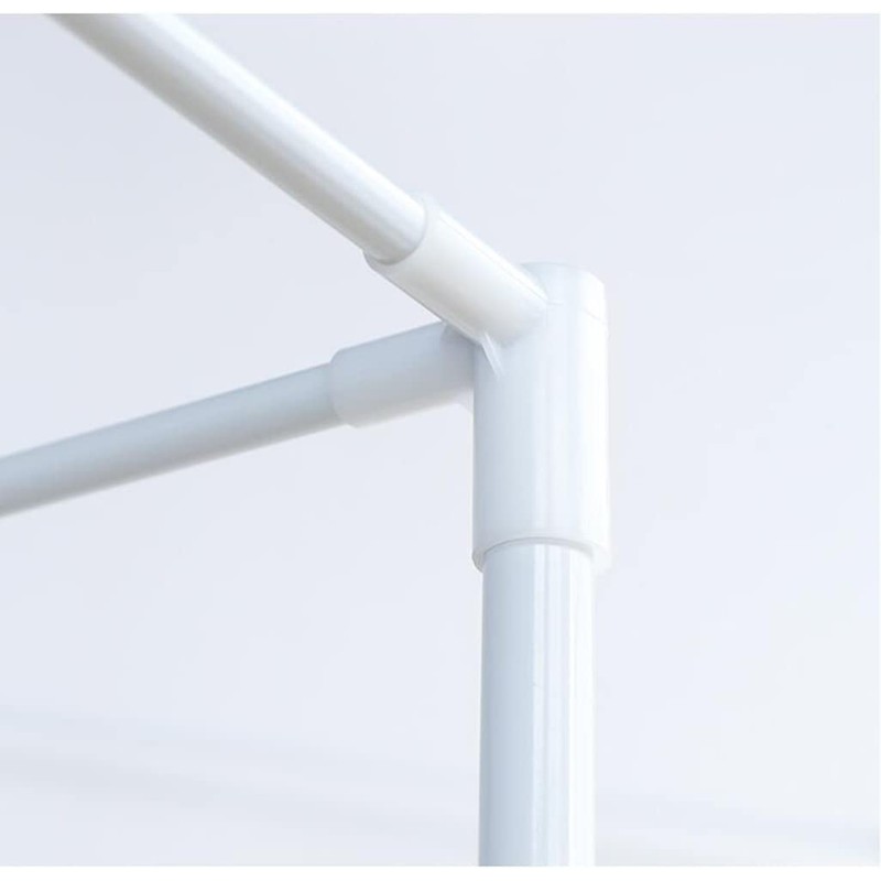 Mengersi Canopy Bed Frame Post Queen Size,Stainless Steel Canopy Frame