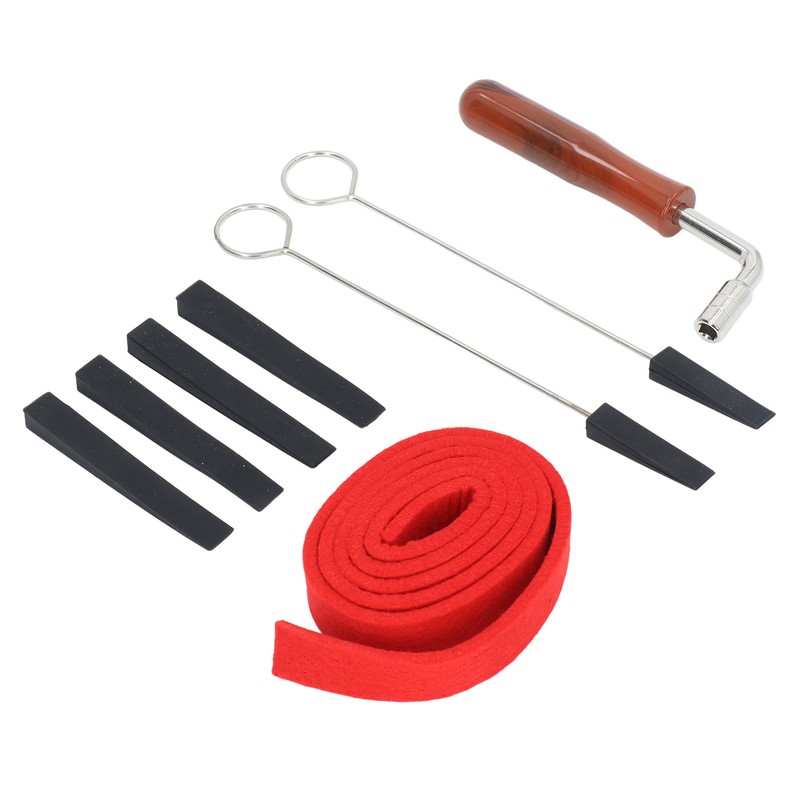 Piano Tuning Tool Temperament Strip Tuner Spanner Silicone Forks Mute