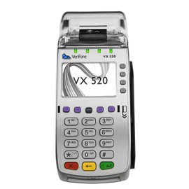 Verifone VX520 Dual Comm Credit Card Machine- with Smart Card Reader
