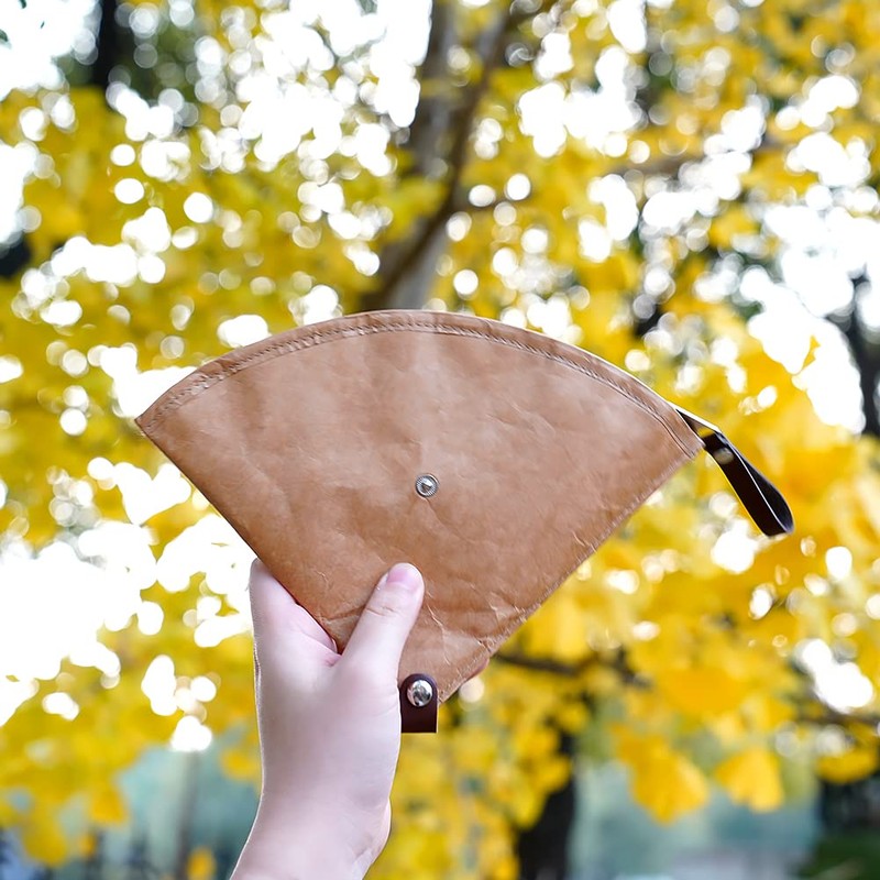 watchget コーヒーフィルター ケース　ペーパーフィルター ケース コーヒーペーパーフィルター収納バッグ タイベック 円錐 台形 2人~4人用　大容量　防水　再利用可能 携帯