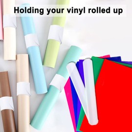 Uniticber White 36 PCS DIY, Kids Blank Slap Bracelets Bulk Craft Painting Vinyl Wristband for Party Favors