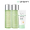 Kim Jung-moon Aloe Cure Calming Toner + Emulsion + Mineral Sunscreen 40ml / 김정문알로에 큐어 카밍 토너+에멀젼+무기자차 선크림 40ml
