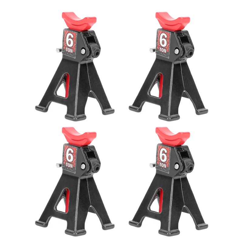 4PCS Mini Jack Stand Adjustable Aluminum Alloy Scale Jack Stand