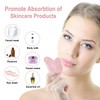 Rose Quartz Gua Sha, Natural Jade Gua Sha Stone Facial