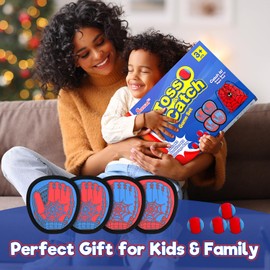 Sunrad Toss and Catch Ball Set, Kids Toddler Baseball Catch Ball Outdoor & Beach Toys for Family, Pool Beach Yard Camping Outside Game for Kids Age 3 4 5 6 7 8-12+, Birthday Gift for Boys Girls