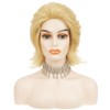 Siudus Blonde Mullet Wigs for Women Shoulder Length Layered Shaggy