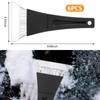 Lasnten 6 Pcs Car Ice Scraper Windshield Ice Scraper Winter