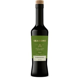 Seasons Seasons EVOO Arbequina Extra Virgin Olive Oil C Mild & Buttery, Cold Pressed Spanish Olive Oil for Cooking, Dressings, and Dipping (375ml)