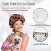 OWMOSYX 7 Piece Triangle Hair Net for Rollers Women Mesh