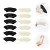 Healeved 5sets High-heels Liner Cushions Inserts Heel Grips Anti-wear Stickers