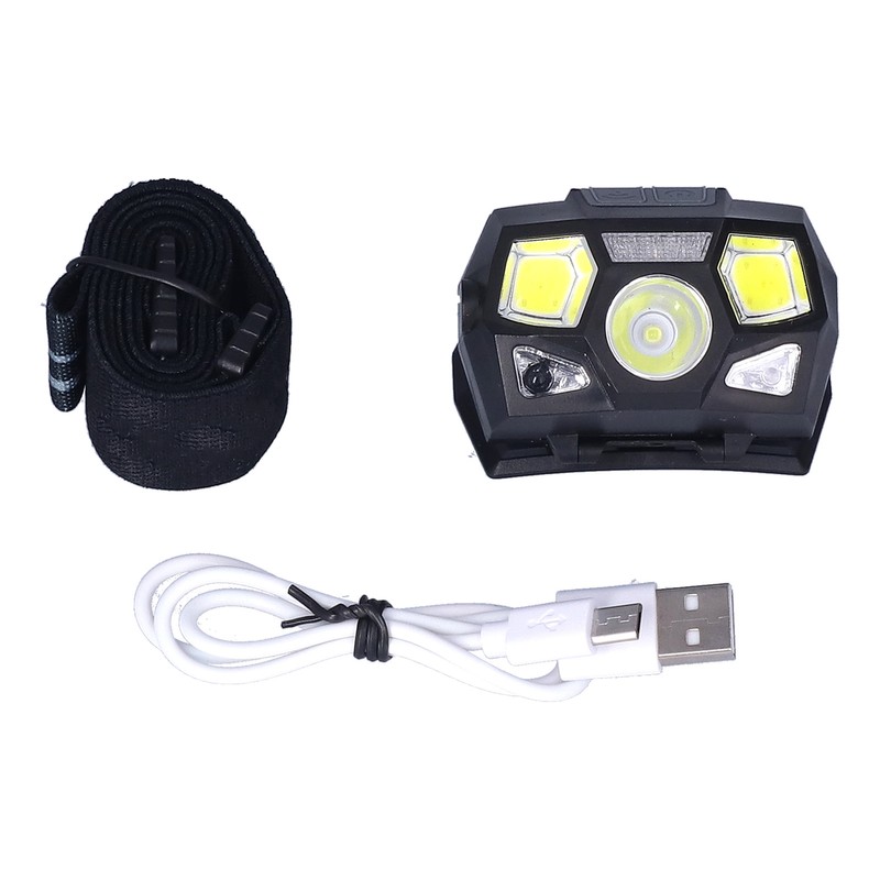 Head Lamp High Brightness Long Battery Life Sensor Switches 60
