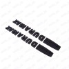 GM 2x Matte Black Allison Transmission Duramax Hood Emblem Badge