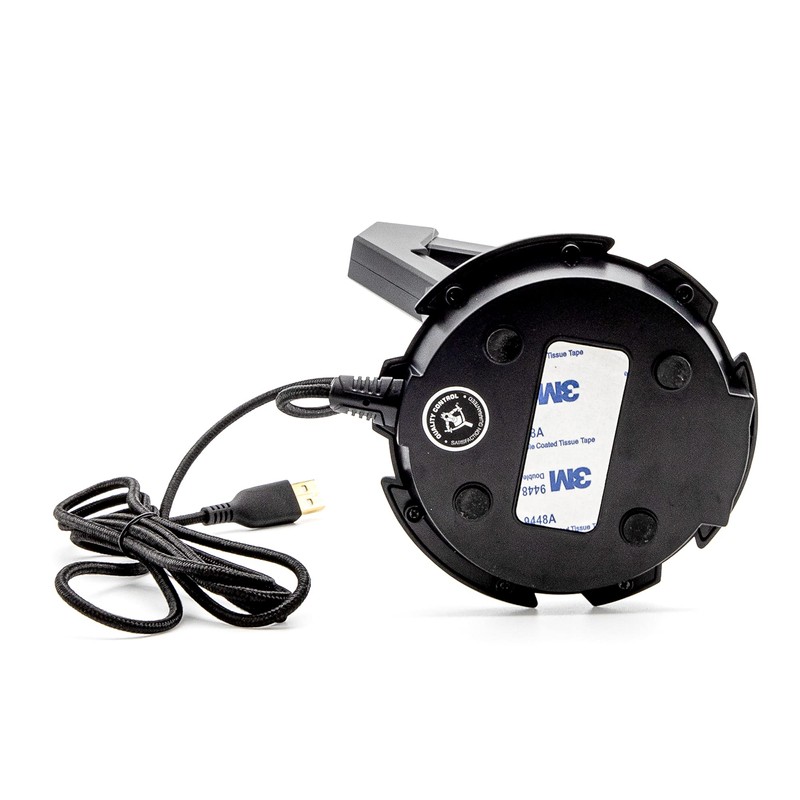 Yeyian Soporte Gamer Over power para audifonos, 2 puertos USB,