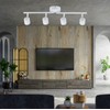 Arcfox 30W 4-Light LED Track Lighting Kit Ceiling Spotlight Fixture
