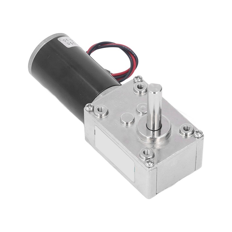 DC Geared Motor Small 18W Large Torsion Reversible Turbine Worm
