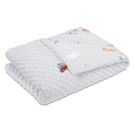 Baby stroller blanket Winter plush fabric 75x100 cm - children's blanket, cuddly blanket, stroller for children, newborns, outdoor baby, comfort blanket Teddy bears