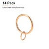 DTGN 32mm Inner Diameter Curtain Rings - 14Pack - Good