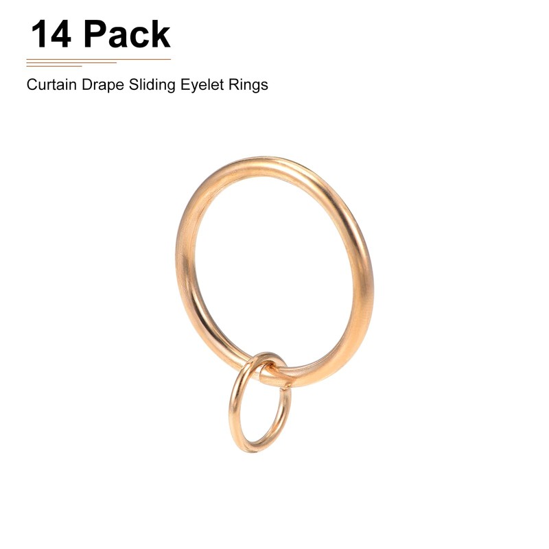 DTGN 32mm Inner Diameter Curtain Rings - 14Pack - Good