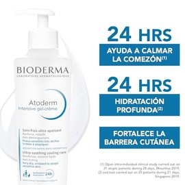 BIODERMA, Atoderm, Intensive Gel Crema, Hidratación Ultraligera, Skincare Piel Muy Seca con Tendencia Atópica, 200ML
