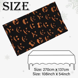 LHLZNB Elegant Wipe Clean Tablecloth - Ideal for Parties, Featuring Black and Rainbow Designs, Made from Durable Plastic and Disposable Paper - Perfect for Any Occasion birthday (1 Smiling face)