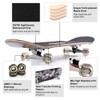 ChromeWheels 31 inch Skateboard Double Kick Skate Board Cruiser Longboard