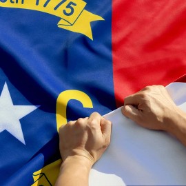 Anley Rip-Proof Double Sided 3-Ply North Carolina State Flag - NC Flags