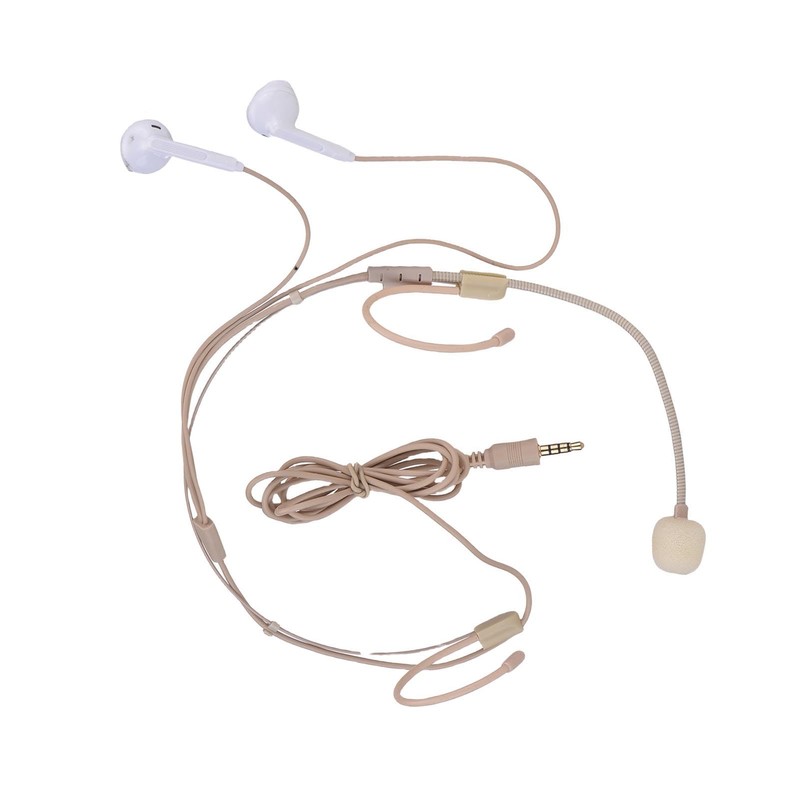 Wireless Microphone Headset Headphones Professional Condenser Mic Podcast Recording Video