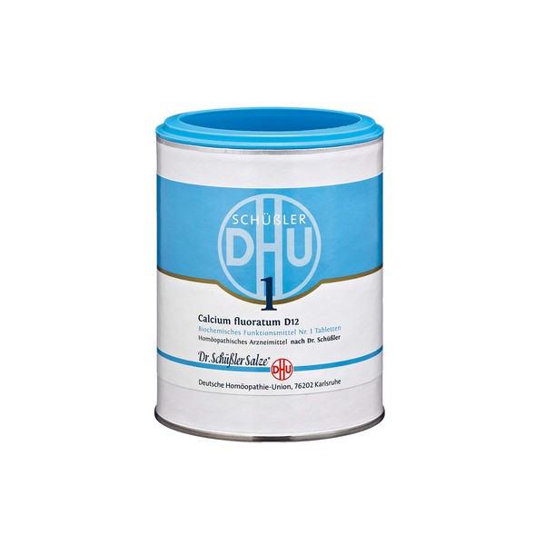 DHU Schüßler-Salz Nr. 1 Calcium fluoratum D12 Tabletten, 1000 St. Tabletten