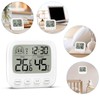 Brifit Digital Thermometer Hygrometer Alarm Clock, Mini Room Thermometer Indoor