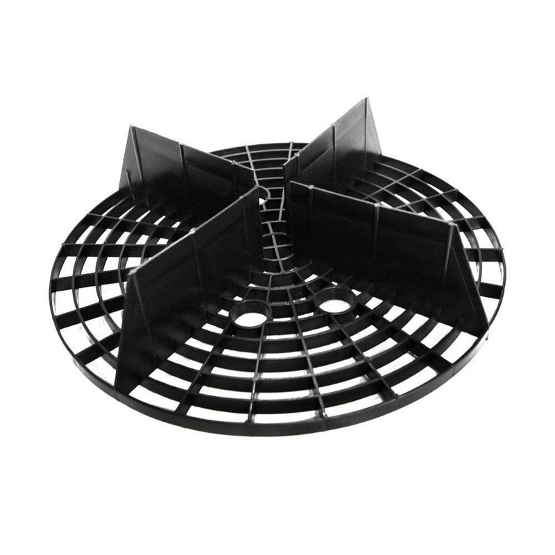 Auto-Plaza 2 Pack Car Wash Bucket Inserts - Black, Polypropylene,