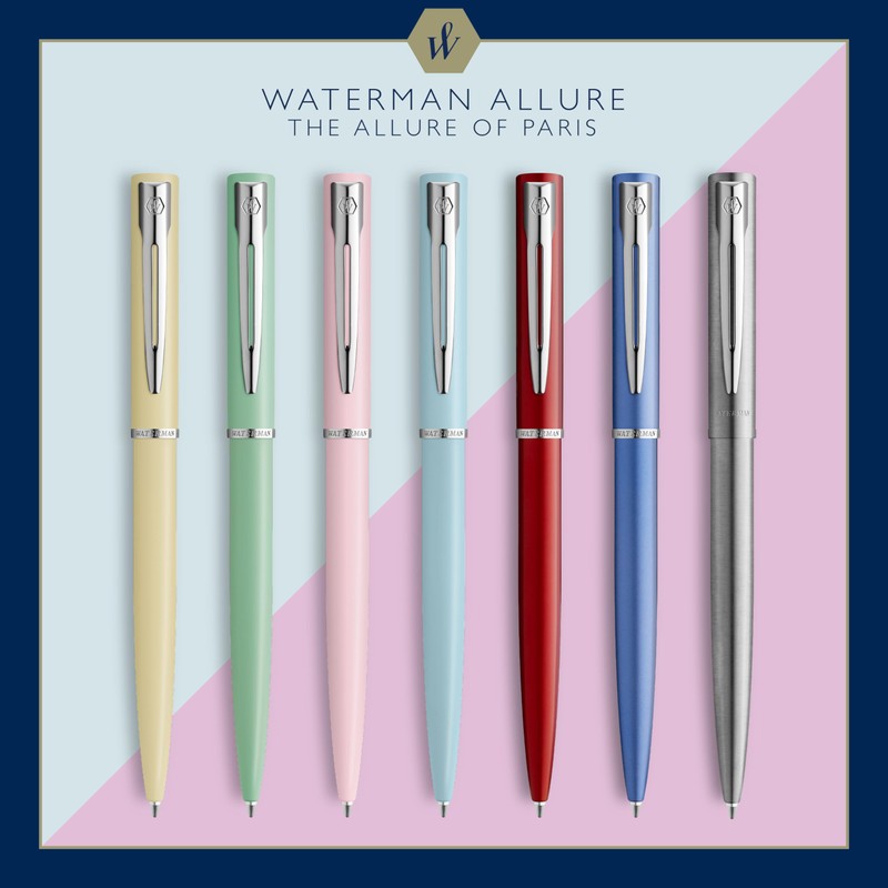 Waterman Allure Ballpoint Pen | Stainless Steel | Medium Point
