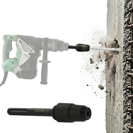 TIVOLY - Adattatore SDS Max a SDS Plus Professional - Convertitore mandrino ad alta resistenza per perforatore scalatore - Transizione rapida per punte e accessori SDS+