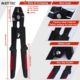 ring sleeve, crimping tool, crimping tool, crimping tool, cutting tongs, clamp, tool, strong crimping tool, fishing pliers, wire rope crimping kit, crimping sleeve, fishing tool, fishing tool,