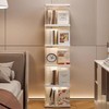 FAQINZYUAN Rotating Bookshelf Tower,360° Rotating Bookshelf,66 inch High Small Space