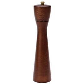 Fletchers' Mill Tronco Pepper Mill, Walnut Stain - 10 Inch, Adjustable Coarseness Fine to Coarse, MADE IN U.S.A.