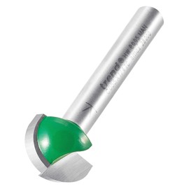 Trend CraftPro Cavetto Router Cutter Bit, 1/4 Inch Shank, 7.9mm Radius and 15.9mm Cut Diameter, Tungsten Carbide Tipped, C055X1/4TC