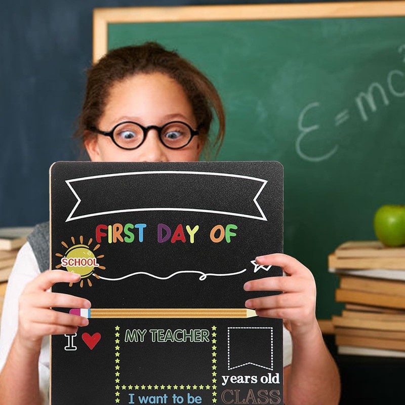 First & Last Day of School Chalkboard, 11.8 x 9.8