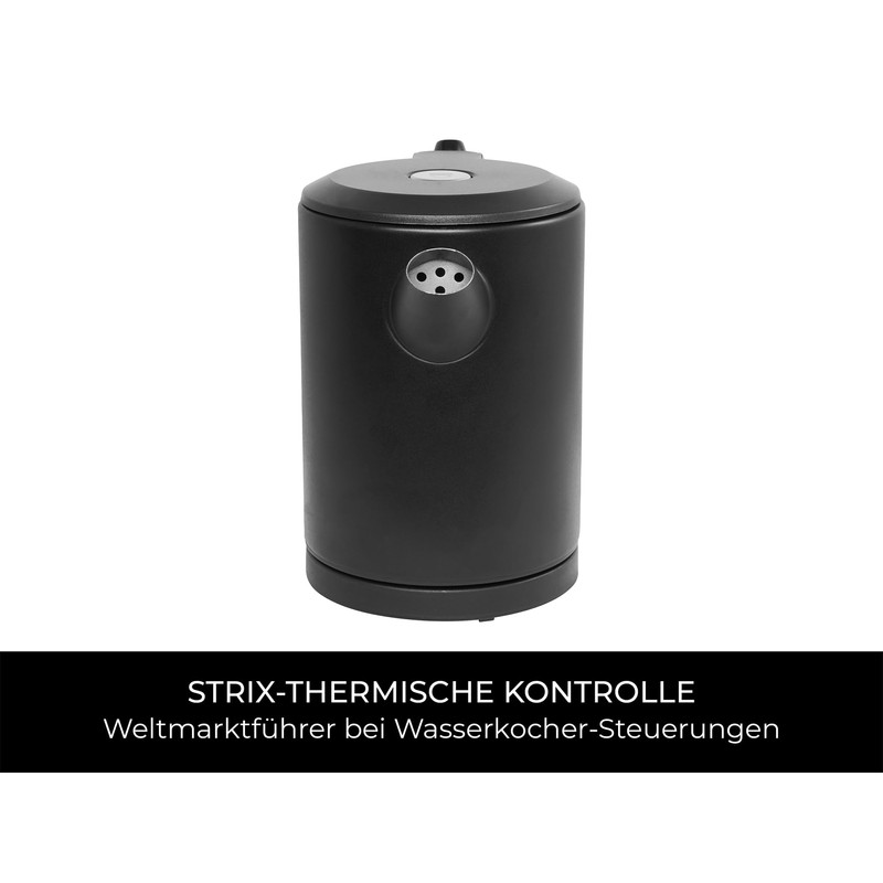 Corby Canterbury 0.6L Kettle in Black - EU Plug