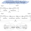 YNL White Shower Curtain Rod 32-94 Inch(2.7-7.8ft), Non-Slip, Never Rust,