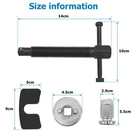 Adunsiaoto 3 pieces car brake tool, brake piston reset tool, tool for retracting the brake calliper, universal brake piston reset, part brake piston reset, car parts