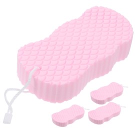 Healeved 4 Pack Bath Sponges Sponge Brush Towel Body Washing Skin-friendly Exfoliating Portable Travel